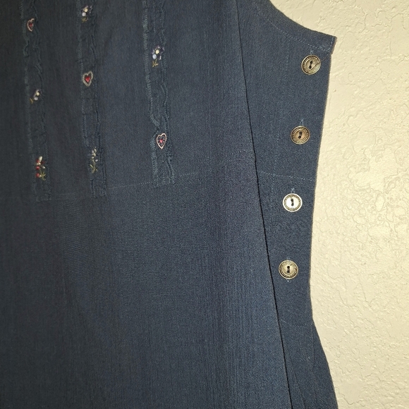 NAPA VALLEY DRESSES 2pc LONG DRESS & JACKET Women's Size L Embroidered Hearts - Picture 12 of 16